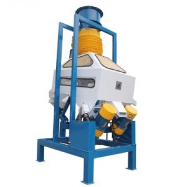 Gravity classifier destoner 